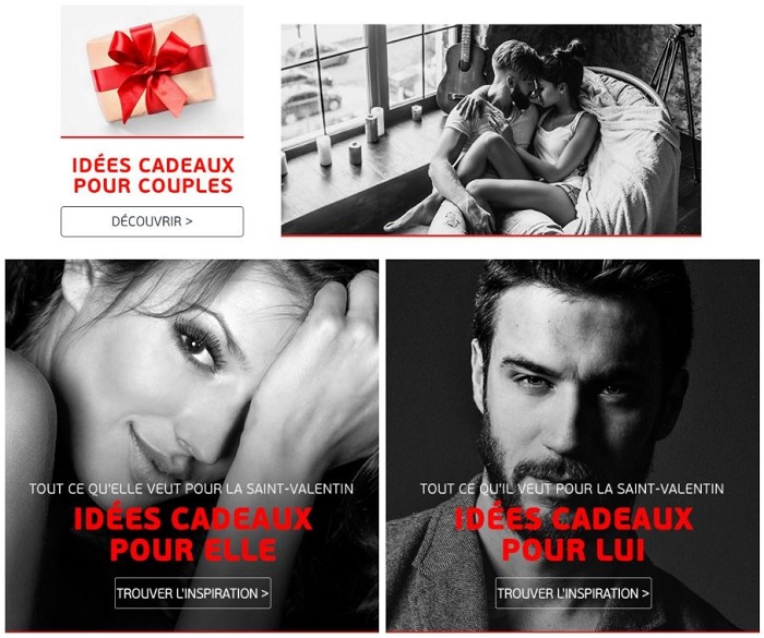 Cliquez ici pour accéder aux idées de cadeaux Adam et Eve - Be You pour la Saint Valentin