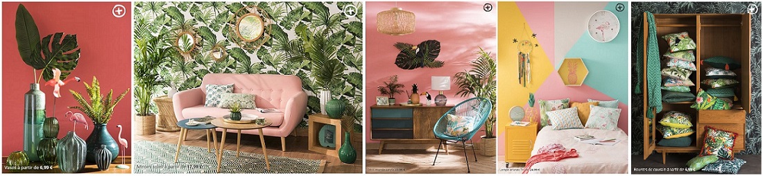 Voir la collection Sweet Tropical de chez Maisons du Monde