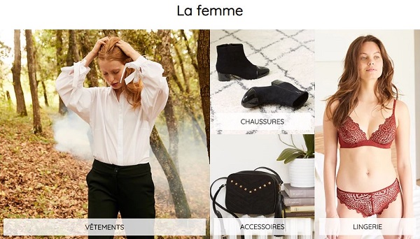 Découvrir les vêtements femme La Redoute Collections