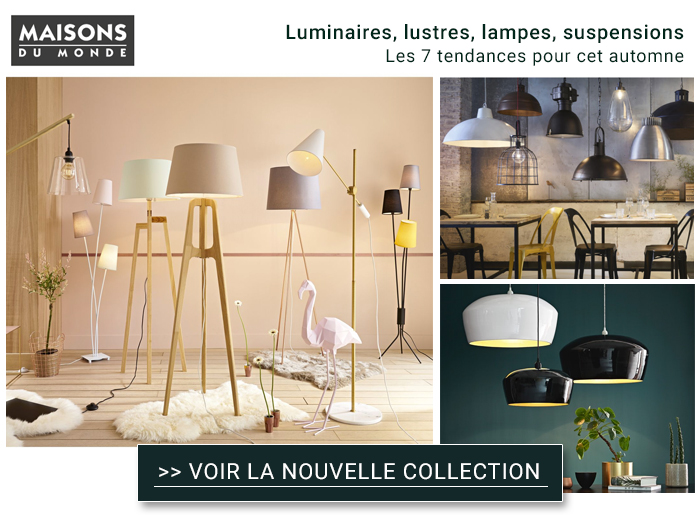 Maisons du Monde : les 7 tendances de luminaires pour cet automne