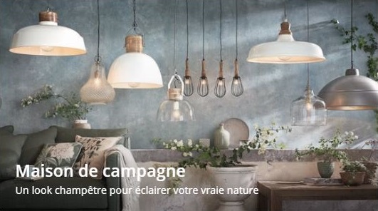 Voir les luminaires style Maison de Campagne