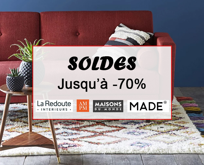 La Redoute, AM.PM, Maisons du Monde : tous les meilleurs bons plans durant les soldes d'hiver !