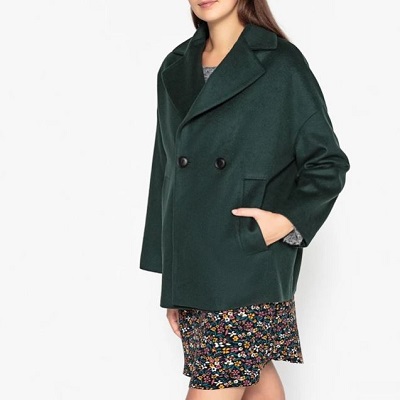 Craquer pour le manteau en laine et cachemire soldé à -60% dans La Brand Boutique La Redoute