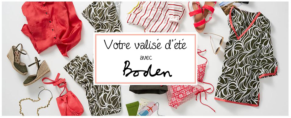 Boden : préparez votre valise pour cet été