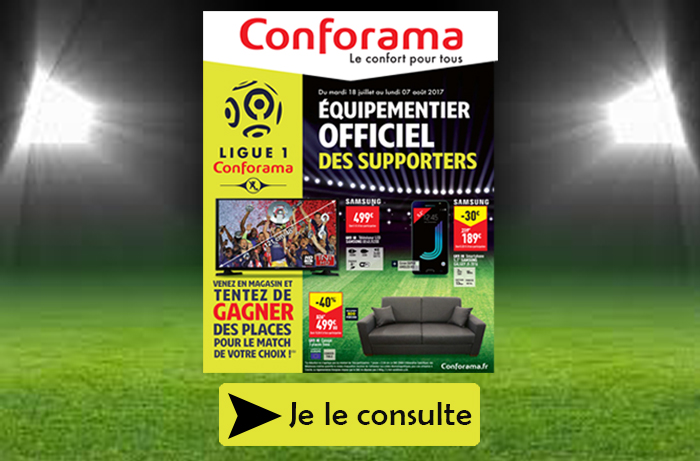 Conforama : l'équipement des supporters !