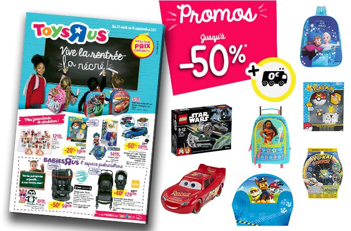 Nouveau catalogue Toys'R'Us : Vive la rentrée, la récré !