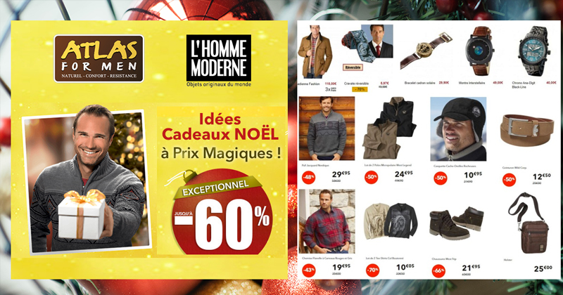 Atlas for Men &amp; L'Homme Moderne: idées cadeaux pour un Noël malin !