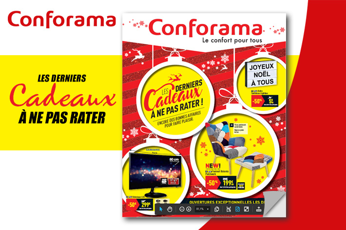 Catalogue Conforama : Les derniers Cadeaux jusqu'à -50% !