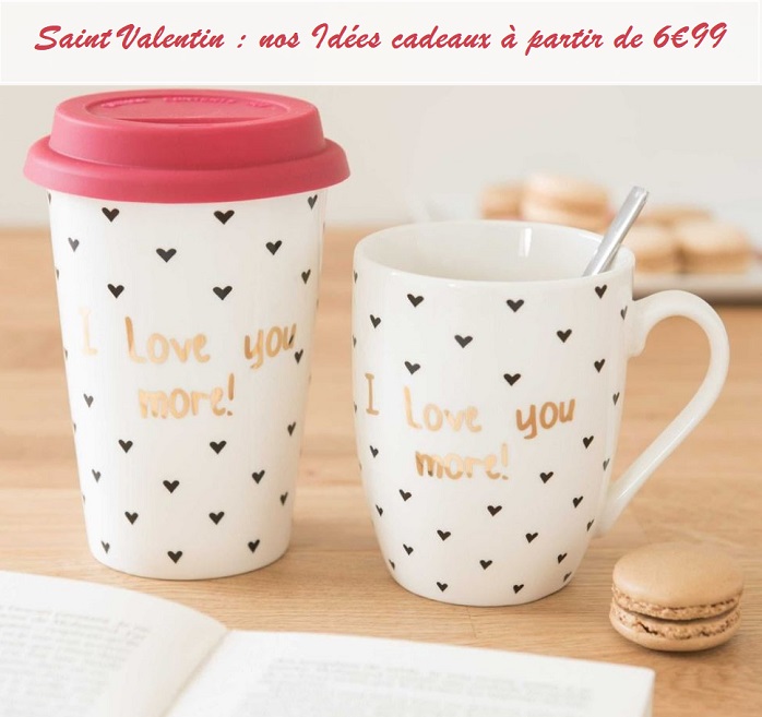 Saint Valentin : nos idées cadeaux à partir de 6€99