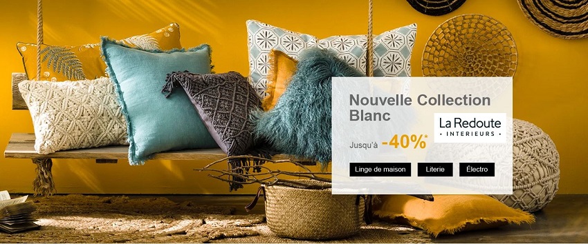 La Redoute Intérieurs : La nouvelle collection de linge de maison jusqu'à -40% !