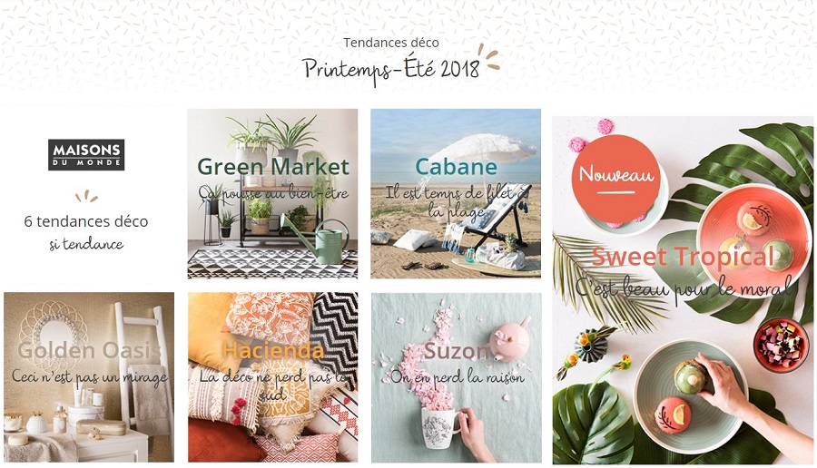 Maisons du Monde : les tendances déco du nouveau catalogue 2018