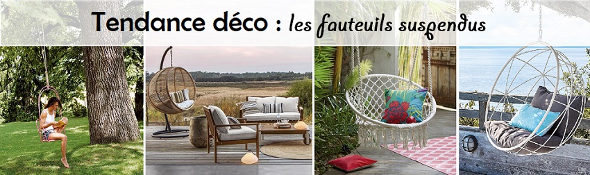 Maisons du Monde, AM.PM, La Redoute Intérieurs : tendance fauteuil suspendu ! 