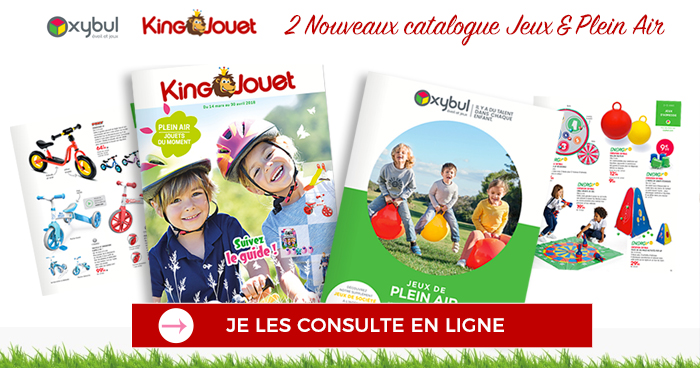 Oxybul, King Jouet: catalogues jeux de plein air à feuilleter !