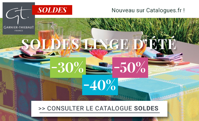 Nouveauté ! La boutique en ligne et le catalogue Garnier Thiebaut !