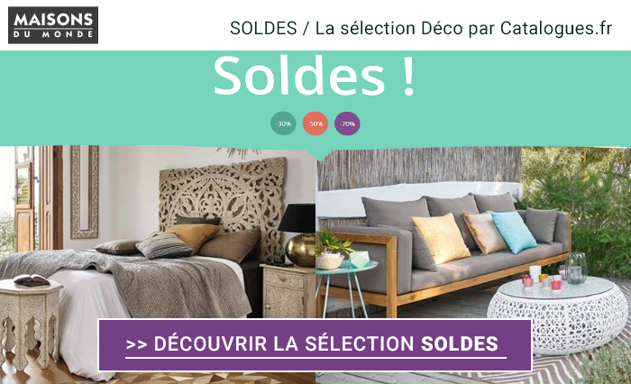 Maisons du Monde : notre sélection soldée à -30% et 50%