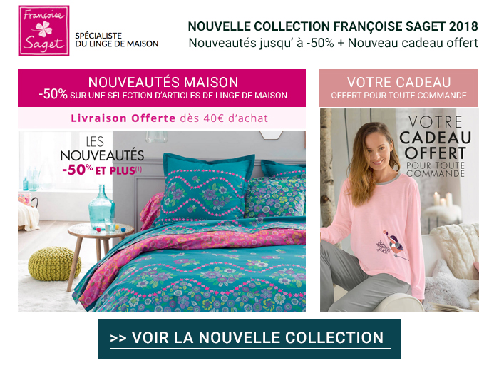 Françoise Saget : nouvelle collection et nouveau cadeau !