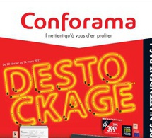 Découvrez le Nouveau catalogue Conforama DESTOCKAGE à feuilleter.