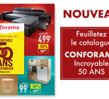 Nouveau catalogue Conforama "50 ans Meuble et Déco" 