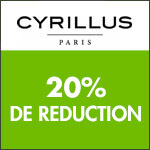 Cyrillus : PROMOS - Remise jusqu'à 20% sur la collection HOMME