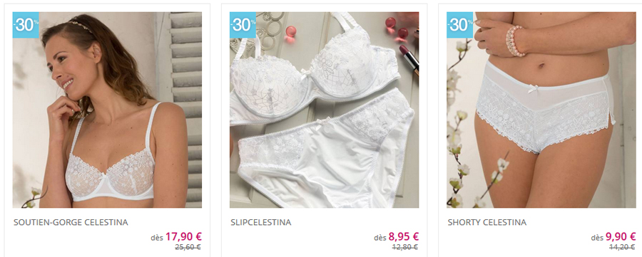 Je clique pour découvrir toute la lingerie Françoise Saget