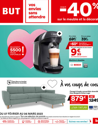 Catalogue But - Jusqu'à -50% sur la déco, la literie et les Cuisines Catalogue But - Jusqu'à -50% sur la déco, la literie et les Cuisines