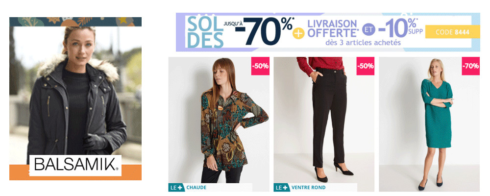 BALSAMIK - SOLDES JUSQU'A - 80% BALSAMIK - SOLDES JUSQU'A - 80%