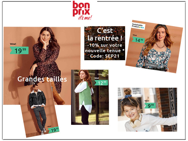 BONPRIX, Tenues de Rentrée à Petits Prix BONPRIX, Tenues de Rentrée à Petits Prix