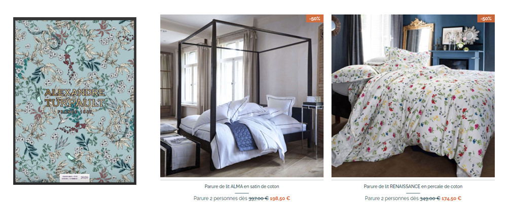 ALEXANDRE TURPAULT - LINGE DE MAISON LUXE - JUSQU'A -50% ALEXANDRE TURPAULT - LINGE DE MAISON LUXE - JUSQU'A -50%