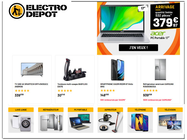 ELECTRO DÉPÔT - NOUVEAUX ARRIVAGES !!