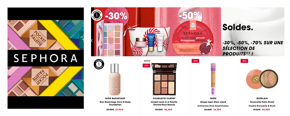 SEPHORA, SOLDES jusqu'à -70% sur toute la beauté