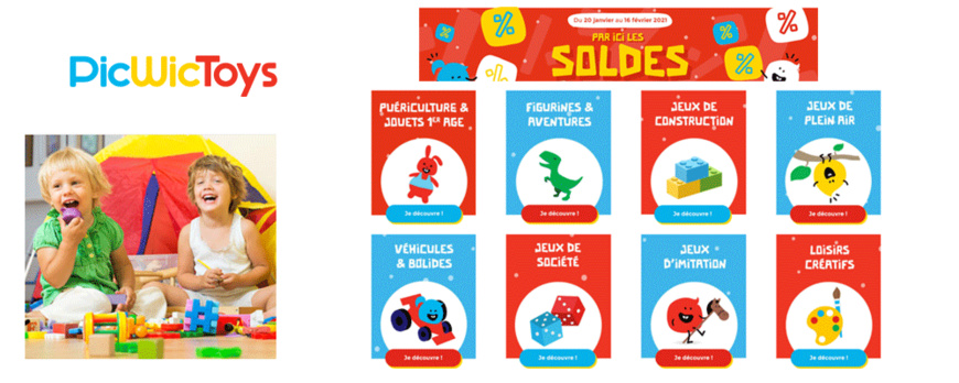 PICWICTOYS - Soldes sur les Jeux et Jouets jusqu'à -50%