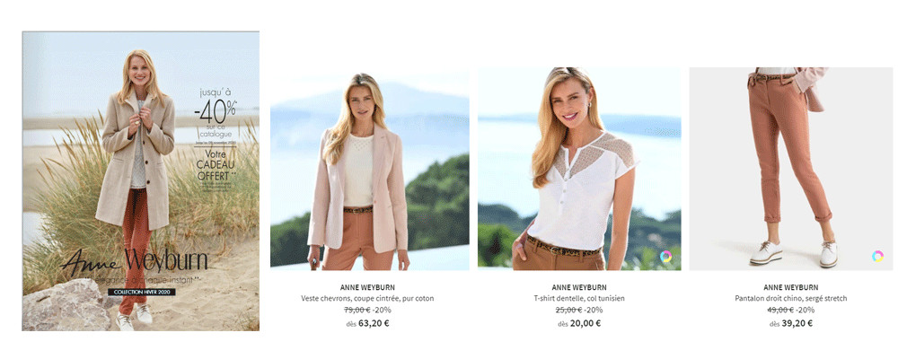 ANNE WEYBURN - REMISE -20% SUR LA NOUVELLE COLLECTION ANNE WEYBURN - REMISE -20% SUR LA NOUVELLE COLLECTION