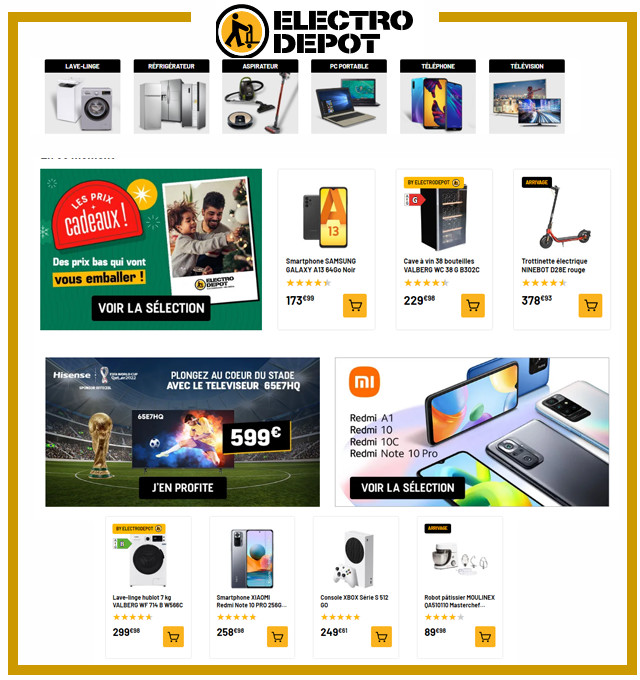 ELECTRO DEPOT - PRIX MOINS CHERS + NOUVEAUX ARRIVAGES ELECTRO DEPOT - PRIX MOINS CHERS + NOUVEAUX ARRIVAGES