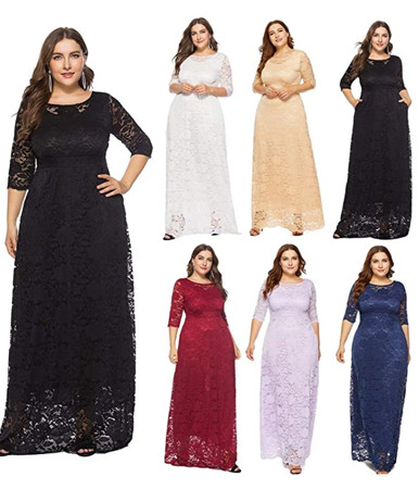 Voici un exemple de robe grande taille à découvrir ici. Son prix : 28€