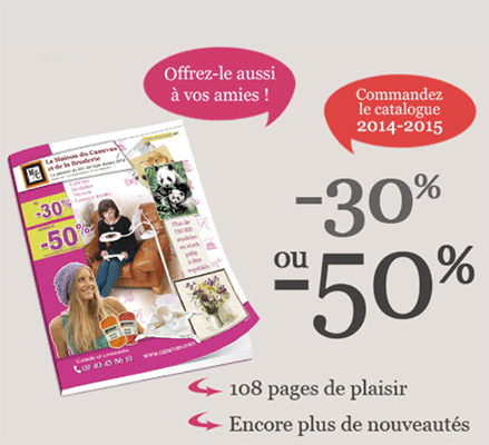 Le catalogue de La Maison du Canevas et de la Broderie !
