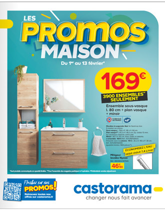 CASTORAMA  - NOUVEAU CATALOGUE SPECIAL PROMOS POUR LA MAISON