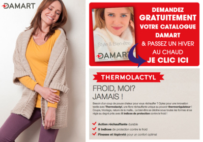 Retrouvez toute l'actualité DAMART je clique ici