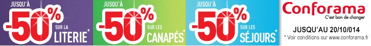 Profitez des réductions Confo !