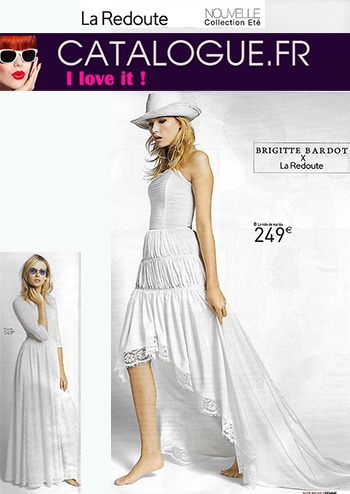 L'avez-vous vu ? Une robe de mariée dans le catalogue Redoute L'avez-vous vu ? Une robe de mariée dans le catalogue Redoute