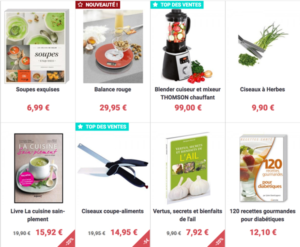 Découvrez la boutique en ligne pour la Cuisine Pleine Vie