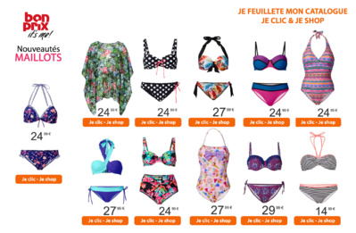 Les modèles de maillots de bain Bonprix