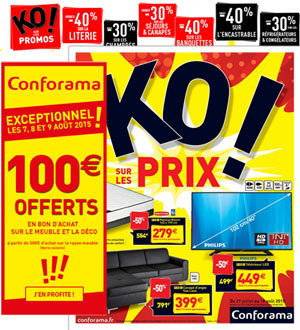 Conforama - met KO les prix Conforama - met KO les prix