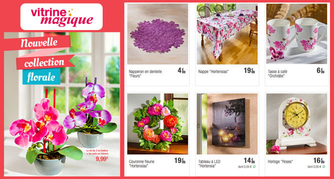 La nouvelle collection florale La nouvelle collection florale