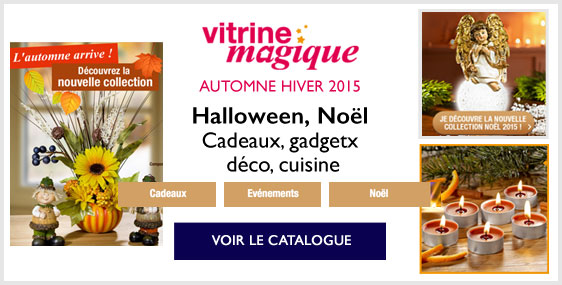 Vitrine Magique se met aux couleurs de l'automne et vous propose plein