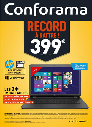 Conforama - le record à battre Conforama - le record à battre
