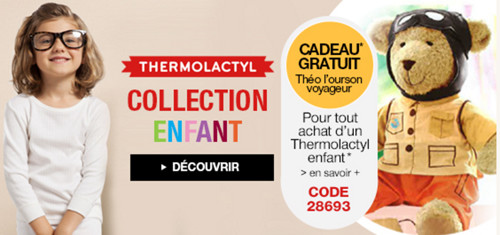 Le Thermolactyl, c'est aussi pour les enfants !
