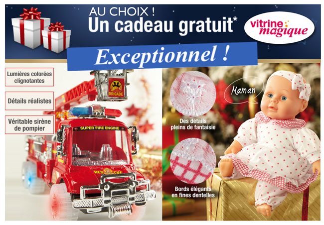 Votre cadeau gratuit chez Vitrine Magique