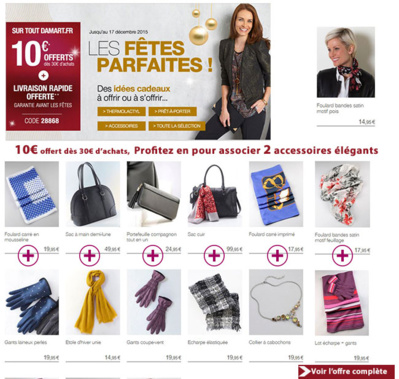 Les fêtes seront parfaites avec Damart