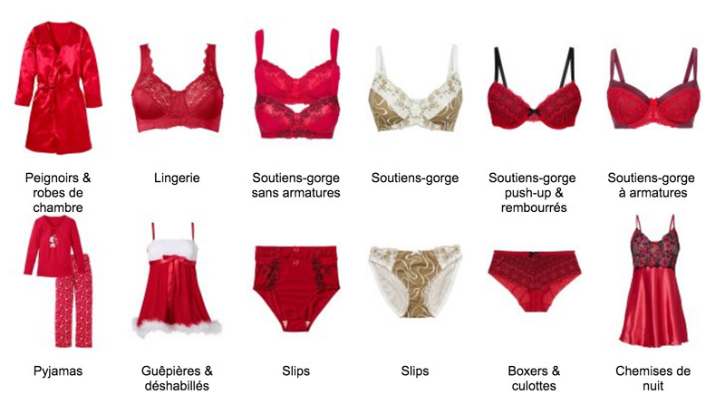 Jetez un oeil au produits lingerie