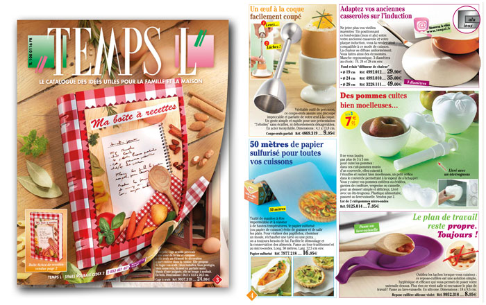 Le catalogue Temps L - Des bonnes idées qui vous facilitent la vie ! Le catalogue Temps L - Des bonnes idées qui vous facilitent la vie !